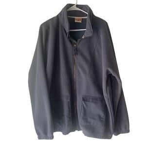 Homage‎ Men's Size XL Blue Fleece Outdoor Hiking Full Zip Sweater